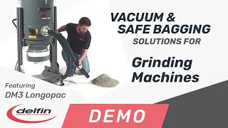 Vacuum With Safe Bagging  Grinding Machine Applications [upl. by Prosper]