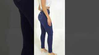 Calça Feminina Jeans Cigarrete Niina Safira 92548091 [upl. by Anidal491]