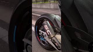 BMW M1000 RR SC project Exhaust sound shortsvideo yutubeshorts viralvideo bikelife [upl. by Hsepid]