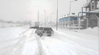 Audi A6 25TDI Quattro in snow [upl. by Anir]