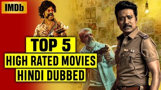 Top 5 Highest Rated South Indian Hindi Dubbed Movies on IMDb 2023  Part 9 [upl. by Nelg524]