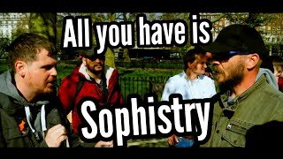 Bob takes on Atheist amp Pantheists  ft Steve the Atheist  Speakers Corner [upl. by Airbmak792]