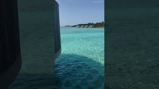 Overwater Villa Entrance at The RitzCarlton Maldives Fari Islands June 2024 RitzCarltonMaldives [upl. by Yxel]