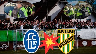 Ausschreitungen beim Lustenauer Stadtderby FC Lustenau  Austria Lustenau 2 [upl. by Akinam212]