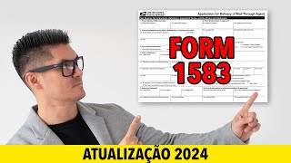 ✅ Preencher CORRETAMENTE o FORMULÁRIO 1583 Passo a Passo  Formulário USPS 1583 ATUALIZAÇÃO 2024 [upl. by Nodnalb562]