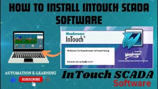 How to install InTouch SCADA software  scadasoftware installation intouch scada software [upl. by Ilatfan]