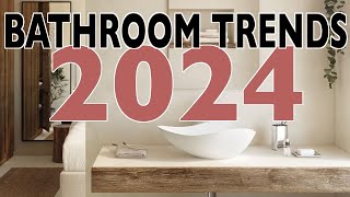 BATHROOM TRENDS 2024  Interior Design [upl. by Weinert]