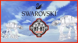 Star Wars Swarovski ATAT Crystal Figure Unboxing Disney Empire Strikes Back Figurine Review [upl. by Craven]