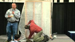 Dense Pack Cellulose Demonstration [upl. by Ingmar]