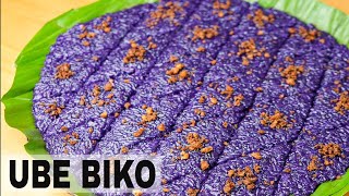 How to Make Ube Biko  Ube Biko Recipe [upl. by Kerns837]