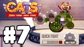 100 WIN STREAK WORLD RECORD HIGH SCORE  CATS  Crash Arena Turbo Stars Gameplay Part 7 [upl. by Anol498]