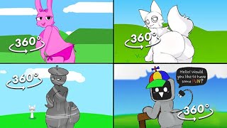 360º VR Incredibox Sprunki Gray x Wenda sus meme compilation 360° [upl. by Ailimac]