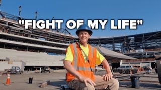 Highmark Stadium construction leader battling cancer but holding on for opening day [upl. by Murphy886]