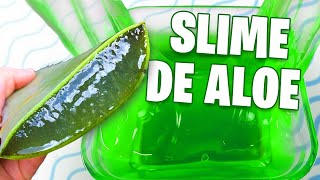 Slime sin pegamento de aloe  Comprobación de la nueva receta de Slime [upl. by Sibella398]