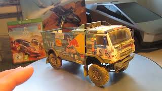 Zvezda 135 KAMAZ 43509 DAKAR Rally Truck Painted [upl. by Ojybbob395]