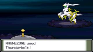 Pokémon Platinum  Capturing Arceus [upl. by Daisey]