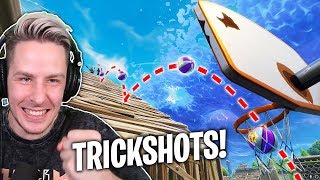 Unmögliche BASKETBALL TRICKSHOT Challenge in Fortnite [upl. by Fredette]