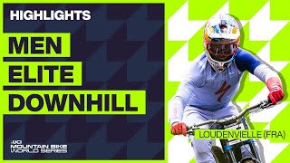 Loudenvielle  Men Elite DHI Highlights  2023 UCI MTB World Cup [upl. by Ydaf]