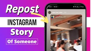 How to Repost Instagram Story [upl. by Risser]