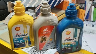 Shell Activa scooter engine oil 10w30 mineral and synthetic  best oil for activa 125 3g 4g 5g 6g [upl. by Batista]