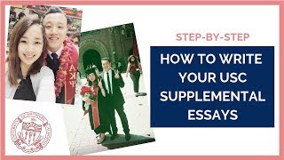 How To Write Your USC Supplemental Essays  Stepbystep [upl. by Cleopatra]