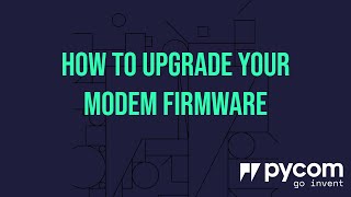 How to Upgrade Your Modem Firmware [upl. by Jeanelle]