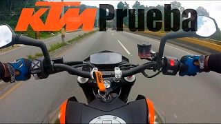 KTM DUKE 690R Test Ride  Full system akrapovic ESPAÑOL [upl. by Hait]