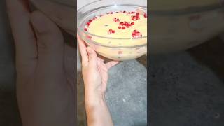 Yummy Fruit custard easytomakeathome food dessert recipecustard [upl. by Esiouqrut28]