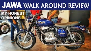 JAWA amp 42 Walk Around Review  My Honest Opinions After Seeing it in Real  Ajith The Travel Buddy [upl. by Leen]