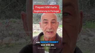 SIM Karte registrieren in Portugal [upl. by Plunkett177]