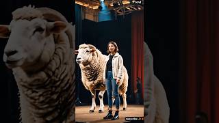 Woman performs fusion with sheep on AGT agt magic performance [upl. by Anot]