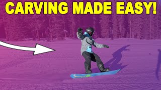 5 Best Snowboard Carving Tips  Beginne to intermediate [upl. by Ecylla]