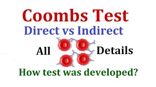 Coombs test Direct and indirect [upl. by Ymmaj]