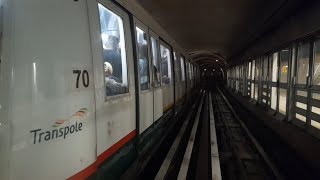 MÉTRO VAL 206 Trajet Entre Gare Lille Flandres Et Eurotéléport Rame HP 61 [upl. by Chase]