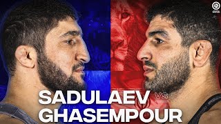 Crazy ending  Abdulrashid SADULAEV VS Kamran GHASEMPOUR [upl. by Aicenev226]