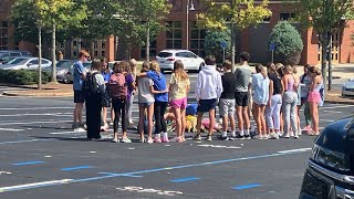 Students staff mourning death of Marietta High School student killed in crash [upl. by Leahcimal898]