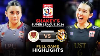 UST VS Lyceum  Shakeys Super League Preseason Championship 2024  Full Game Highlights [upl. by Bullis]