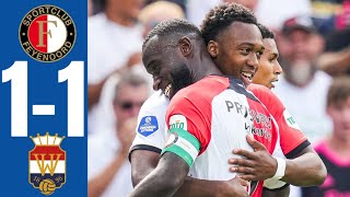 Feyenoord  Willem II  11  SAMENVATTING  Eredivisie 20242025 [upl. by Presley25]