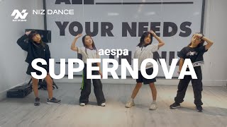 NIZ DANCE  SUPERNOVA  aespa   ELEMENTARY GIRL KPOP CLASS [upl. by Salkcin]