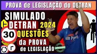 EXAME do DETRAN 2024 SIMULADO da PROVA de LEGISLAÇÃO do DETRAN 2024 PERGUNTAS do TESTE TEÓRICO [upl. by Gaspar]