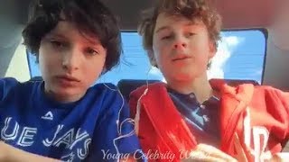 Finn Wolfhard and Wyatt Oleff Livestream  2016 [upl. by Jo Ann971]