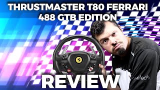 Thrustmaster T80 Ferrari 488 GTB Review  Engage arcade mode steering [upl. by Basilius]