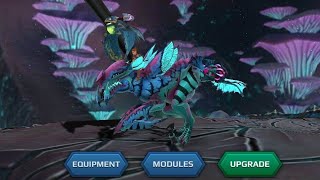 JMW Dino War  Symbiote Allosaurus full game play [upl. by Vins]