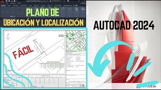 ✅Cómo hacer un plano de ubicación y localización en AutoCAD FÁCIL [upl. by Weider]