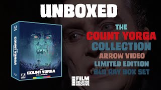 UNBOXED  The Count Yorga Collection  Arrow Video Limited Edition Blu Ray Box Set [upl. by Serrano701]