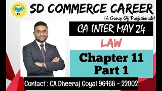 Chapter 11 Part 1  Company Incorporated Outside India  CA Inter May 24 caintermediate cafinal [upl. by Nylg]