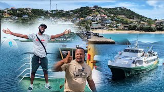 My first time being on a ferry ⛴️ Colazsmithtv change a lot of lives on Union Island 🇻🇨 [upl. by Fee312]