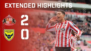 Extended Highlights  Sunderland AFC 2  0 Oxford United [upl. by Anama163]