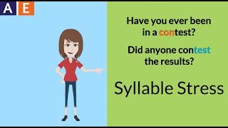 Syllable Stress Patterns for TwoSyllable Words [upl. by Soinotna]