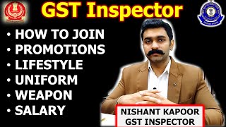 GST Inspector kaise bane  Power  Status  Salary  Uniform  Gun  Promotion  Medical  Physical [upl. by Hassett503]